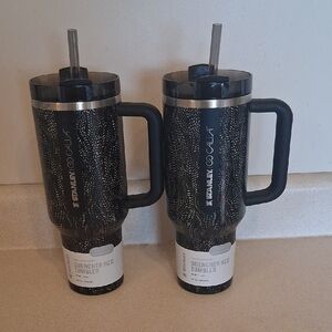 Stanley Black Multi-Confetti Travel Mugs with Handles For 2
